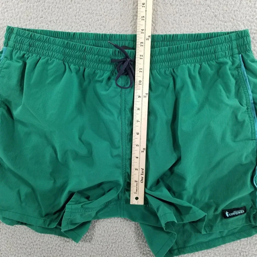 Cotopaxi Swim Trunks Mens XXL Green Mesh Lined Surf Shorts Colorblock Drawstring